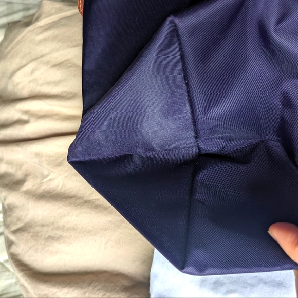 Longchamp Le Pliage type "M" modele Depose medium bilberry purple tote - Picture 8 of 9